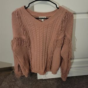 Fringe sweater